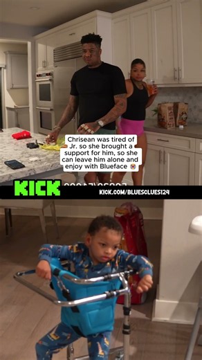 Chrisean left junior alone #chrisean #blueface #viral