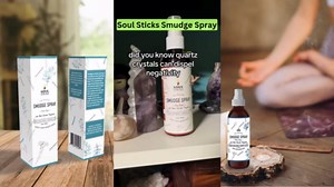 SOUL STICKS Shaman's Kit | Gift Set with Espiritu Incense Sticks, Sage Smudge Stick, Smudge Candle, Smudge Spray, 4 Selenite Wand in White Gift Box (White Sage)