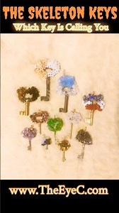 The Skeleton Keys..Which Key is Calling You? 🗝️✨Only At TheEyeC.com👁️🔮 #spiritual