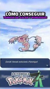 HOW TO EVOLVE GALARIAN YAMASK INTO RUNERIGUS in Pokémon Legends ZA #pokemon