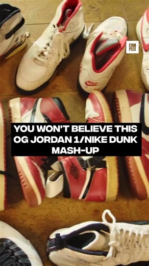 On February 25, 1985, the NBA formally banned the black and red Nike Air Ships Michael Jordan wore in 1984. Nike seized the moment and built the Air Jordan 1 “banned” campaign around it — rewriting sneaker history. Here’s JLP breaking down a rare AJ1 x Dunk fusion Jordan later laced up. LINK IN BIO TO WATCH | Complex Sneakers