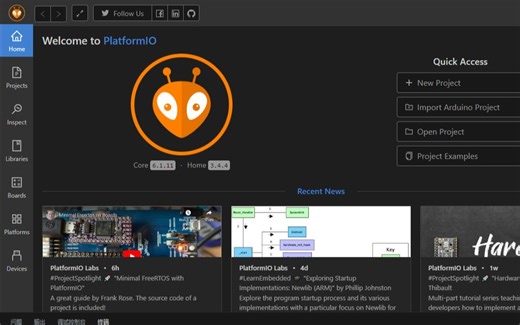 使用VScode+platformIO开发ESP32