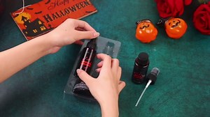 BOBISUKA 3PCS Halloween Fake Blood Makeup Kit - Coagulated 1.41oz + Spray 1.76oz + Dripping 1.76oz, Realistic Washable SFX Makeup for Zombie Monster Mouth Clothes Dress Up