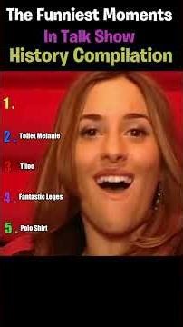 The Funniest Moments In Talk Show History Compilation