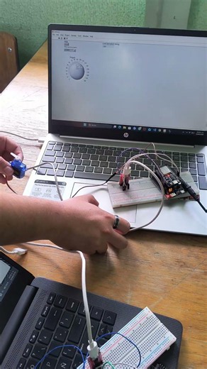 Práctica: Comunicación serial entre LabVIEW y ESP32. #tesielectronica #labview #electronica #esp32