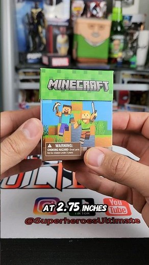 Unboxing Minecraft Blind Box Figure Stampers