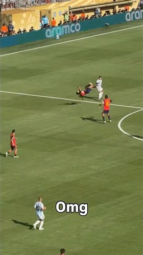 Enzo Fernandez Red Card Tackle On Pau Cubarsi #worldcup #worldcup2026 #spain #argentina