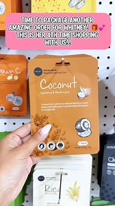 Time to package another amazing order for Whitney! 🎁💕 This is her 4th time shopping with us and she got sheet masks and more goodies watch this satisfying pack! 🎀. | Asmr Orders