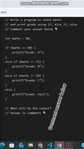 Only 1% Can Solve This If Else Question | Coding Challenge #shorts #shortsfeed #coding #shortsviral
