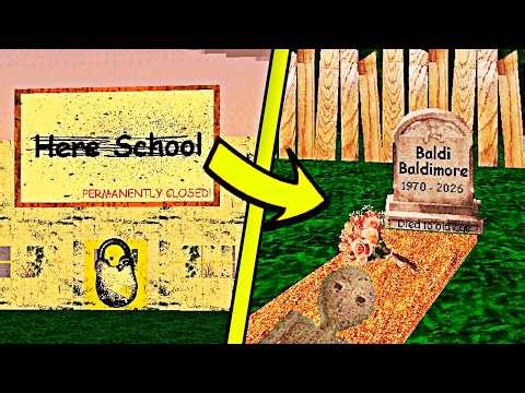 Goodbye Baldi... the saddest Baldi mod
