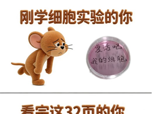 细胞实验从0-1，看完这32页，你就是专家了