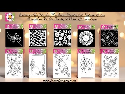 Honey Doo Crafts Official Launch of our Brand Stamps and Stencils New Release and Demos