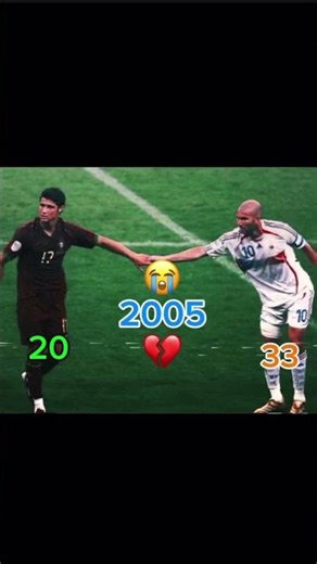 Ronaldo and zidane 2018 vs 2005