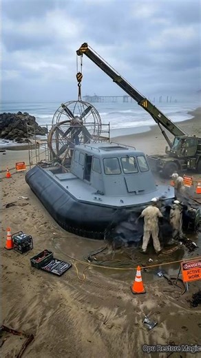Rusted Military Hovercraft Restoration 😱 Old Scrap to Beast Again!
