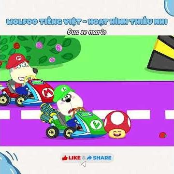 Đua xe mario liệu các mario có thắng được công chúa 🏃 #shorts #wolfootiengviet