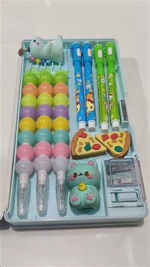 Jumbo Pencil box 🎁 Cute Stationery Collection items | #stationarycollection #stationery #ytshorts