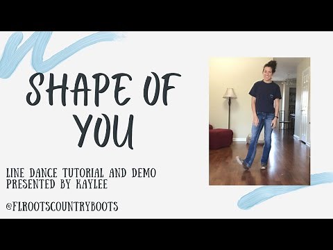Shape of You ~ Beginner Line Dance Tutorial and Demo