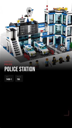 786-Piece LEGO Police Station Showcase!