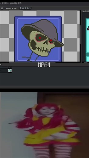 Terraria skeleton merchant Speepaint #terraria #gaming #pixelart #breakcore