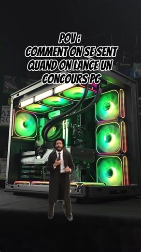 Participe à notre concours du PC RAINBOW V2 en cliquant dans notre bio ! #pc #trend #ramzy #humour