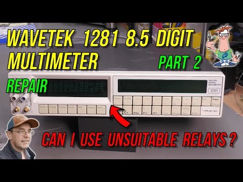 No.168 - Wavetek 1281 8.5" Multimeter Repair - Part 2