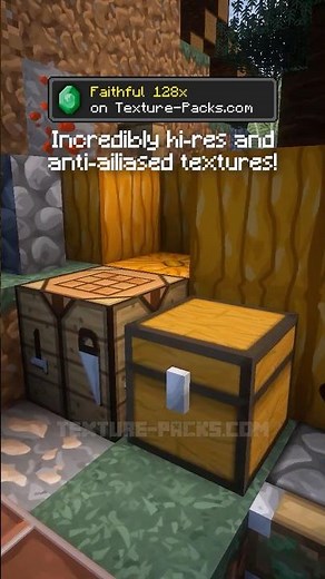 🥇 Minecraft Texture Pack Faithful 128x128 vs Vanilla