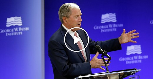 Bush Decries ‘Nationalism Distorted Into Nativism’