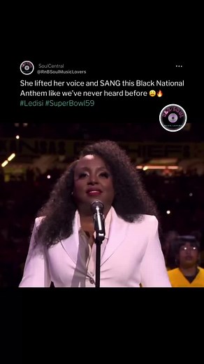 Ledisi & Choir Perform 'Lift Every Voice' at Super Bowl