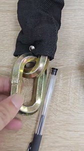 Heavy Duty Cut Proof Security Chain 5ft x 1/2 "Hardened Steel Cut Proof Lock for Motorcycles Trailers Gates Garage Anti Theft Security Chain【1.5m*12mm】