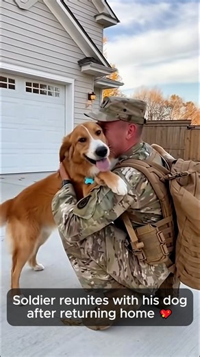 4.9K views · 257 reactions | Soldier reunites with his dog after returning home  #soldier #dog #doglover #doglife #petfriendly #reunited #usa #usareels #kindness | Mr AniRes | Facebook