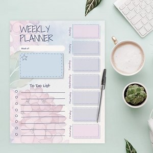 Weekly Planner Page Printable PDF - Etsy