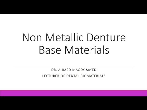 Non-Metallic Denture Base Materials (Acrylic Resin)