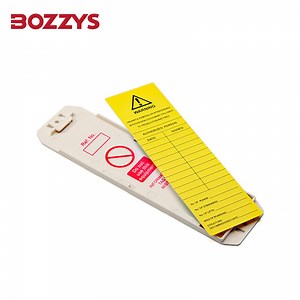 [Hot Item] Bozzys ABS Material Scaffolding Tag with Insert Card