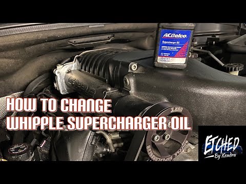 HOW TO CHANGE WHIPPLE SUPERCHARGER OIL? (MAINTENANCE TUTORIAL)