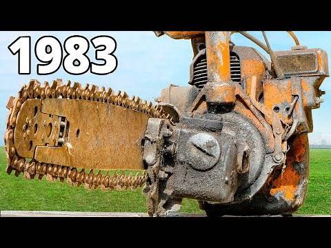 Full Restoration Old Heavy Chainsaw 109сс