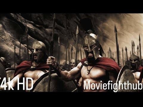 300 (2006) Full Movie in 4K HD | King LeonidasEpic Battle Scene