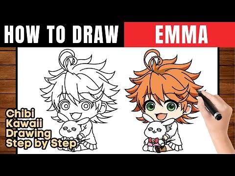 How To Draw Emma The Promised Neverland - Step by Step
