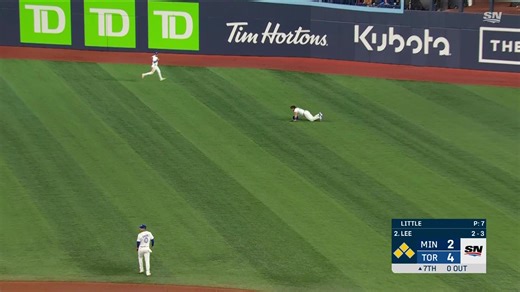 What an unbelievable play by Addison Barger 🤯 | Sportsnet