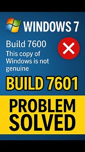 Windows 7 Build 7600 This Copy Of Windows Is Not Genuine, Build 7601 , 100% working | Nur Nabi Tech Bangla