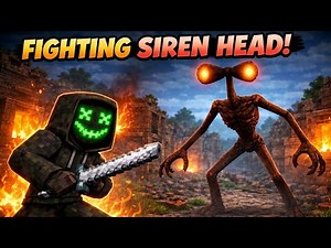 So i let my friend make a Siren Head horror map in Minecraft...