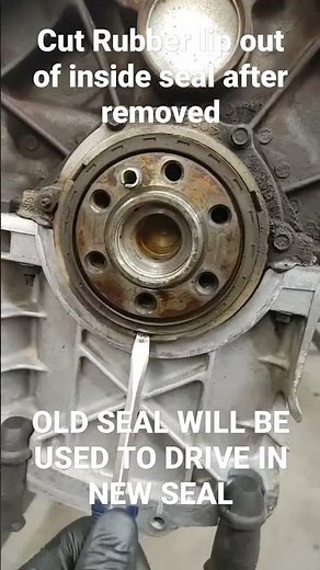 How to replace Chevy 1-Piece Rear Main Seal