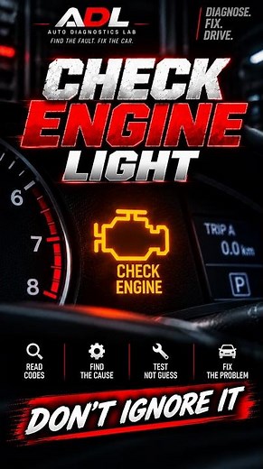 CHECK ENGINE LIGHT ⚠️ What It Means & What You Should Do