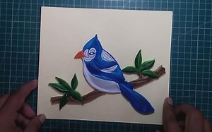 衍纸（Quilling）教程 鸟兽花草 彩鸟教程