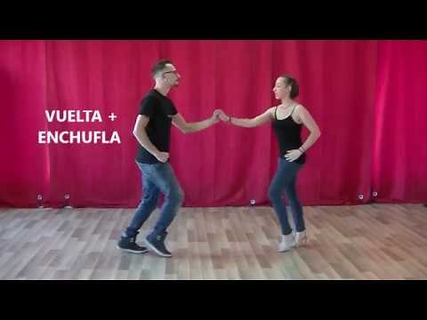 TUTORIAL SALSA IN COPPIA: VUELTA + ENCHUFLA