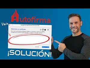 Mac: AutoFirma does not detect certificate (Solution)