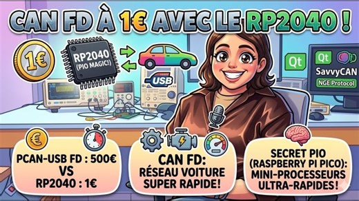CAN FD avec un microcontrôleur à 1€ ? | New Global Electronics