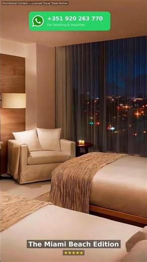 The Miami Beach Edition ★ Best Places To Stay in Miami