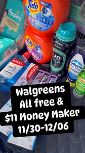 247K views · 1.6K reactions | Walgreens Deals November 30-December 6 $11 Money maker Instore and curbside deal Pls Check previous post for the breakdown or if you want the complete video click the link below ⬇️ #deals #ad #coupons #couponing #walgreensdeals #walgreenscouponing | Couponingwithghe | Facebook