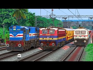 TRAINS CROSSING RUSH IN RAILWAY GATE | BUMPY RAILROAD | Train Simulator | Railwork | NTG GAMING