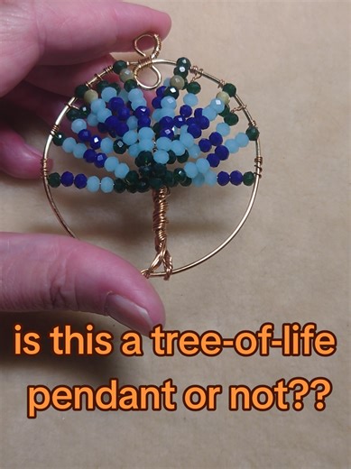 Creative Process of Making a Tree-of-Life Pendant